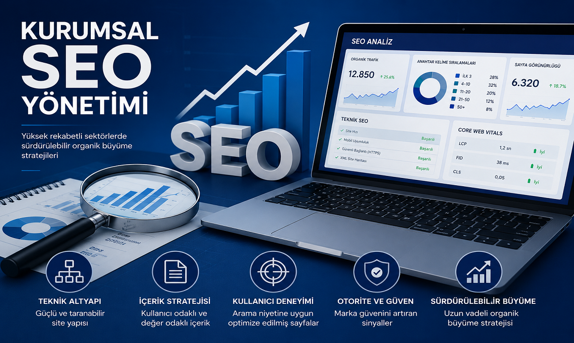 Yüksek rekabetli sektörlerde kurumsal SEO yönetimi ve teknik SEO süreçleri